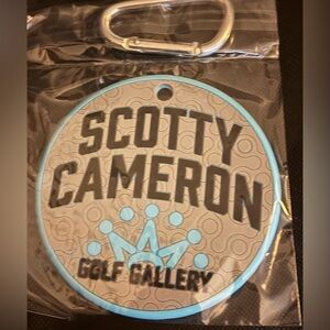NWT Scotty Cameron Gallery Rubber Putting Disc Six Shooter Gray Tiff Blue Black